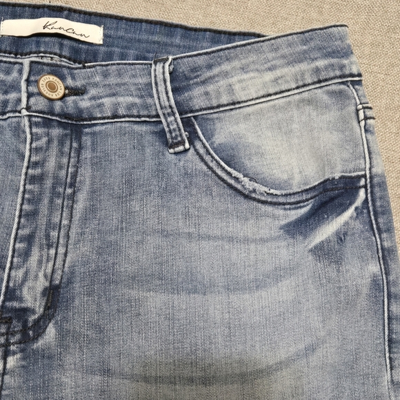 KanCan Jeans Light Blue Stretchy Skinny Jeans Distressed Faded Size W 13 / 30 - Picture 5 of 15